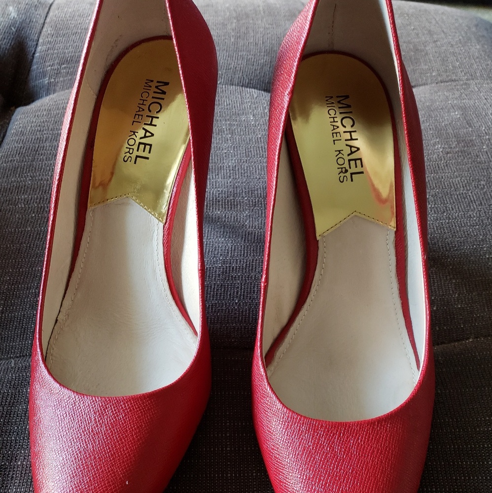 Michael Kors red heels